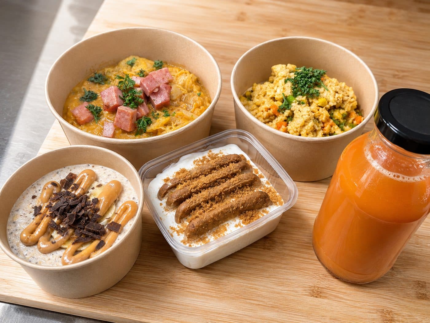 Päť jedál na celý deň v krabičkách Healthy Fresh Box